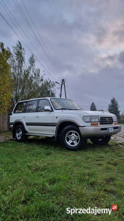 Toyota Land Cruiser FZJ80 45 EFI Bezwypadkowa z mazowieckie Cudnów