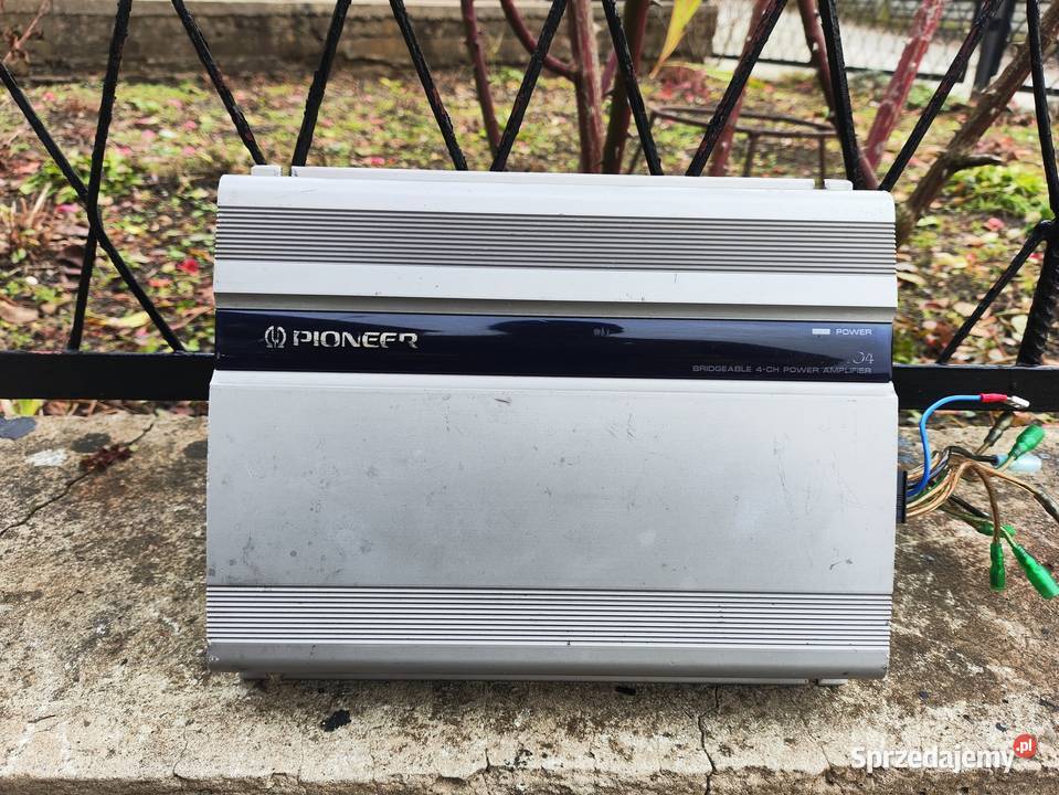 Wzmacniacz samochodowy 4 kanałowy PIONEER GMX404