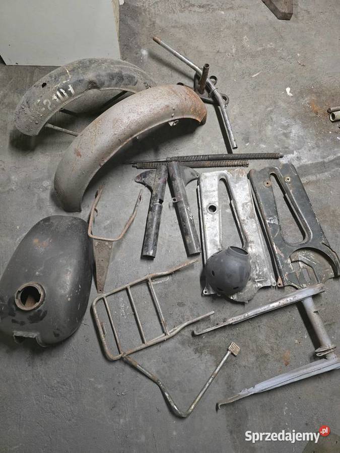 Wsk Garbuska 125 175 części błotniki półki Bolszewo