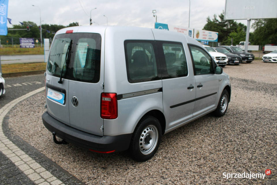 Volkswagen Caddy FVat gwarancja salonpolska IV srebrny Warszawa