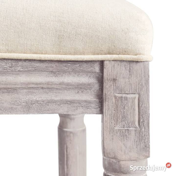 vidaXL Stołki barowe 2 białe lenSKU245351 Warszawa