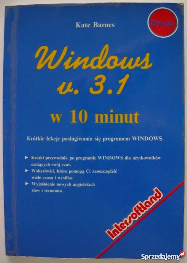 WINDOWS 31 W 10 MINUT BARNES KATE internet, komputery Katowice