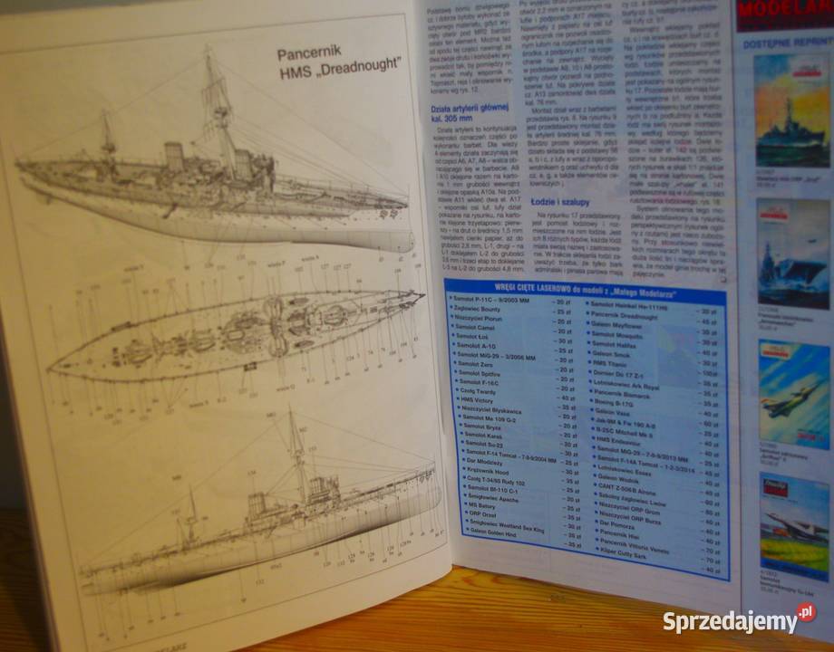 Brytyjski Pancernik HMS Dreadnought 1200 Mały Myślachowice