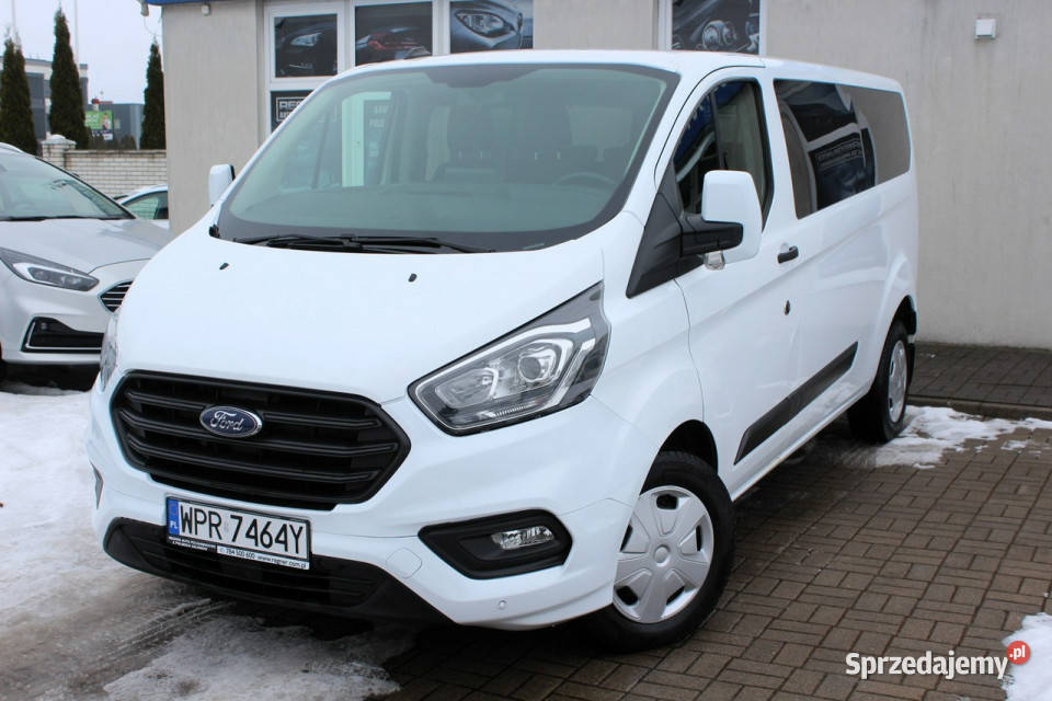 Ford Transit Custom Long 9osobowy SalonPL FV23 bluetooth Sokołów