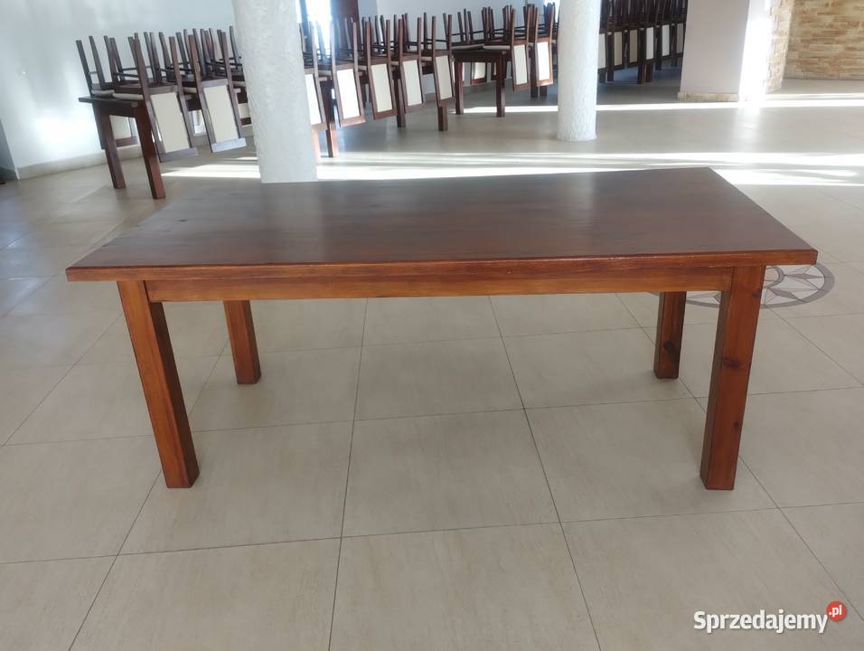 Stół drewniany solidny Stoły lubelskie Zamość