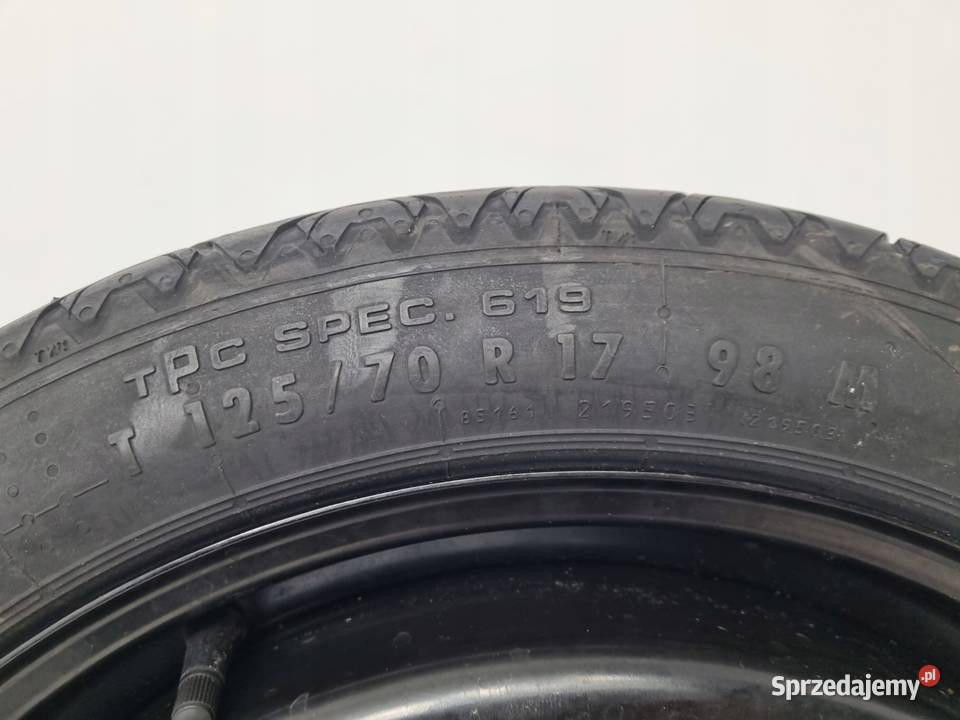 KOŁO DOJAZDOWE Opel Insignia A 12570 R17 5x120 Koła lubelskie Chełm sprzedam