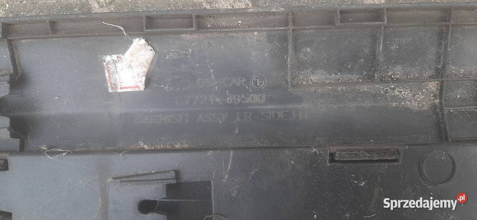 Listwa drzwi hyndai kona 87721J9500 benzyna Zelów