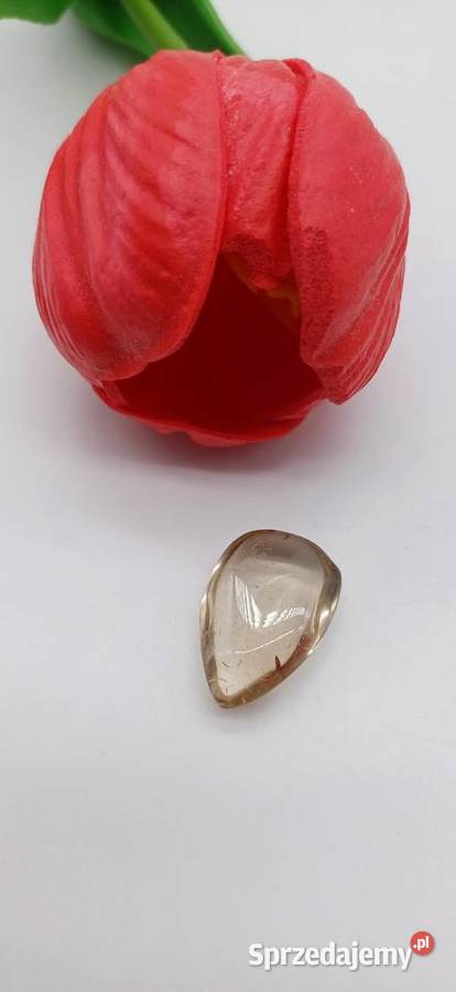 Naturalny kwarc dymny ciemny a14 23x15mm Olsztyn