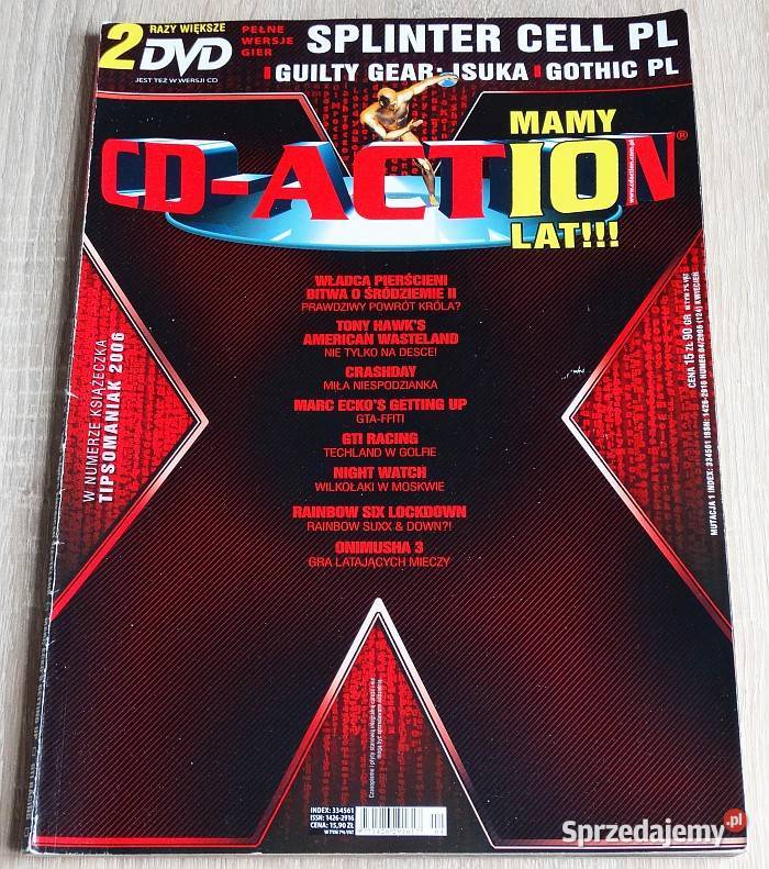Magazyn CDACTION numer 124 z kwietnia 2006 roku miesięcznik Gliwice
