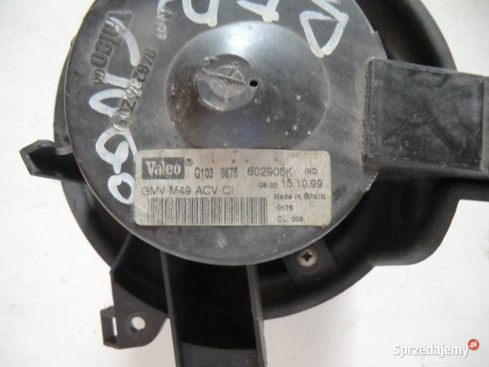 DMUCHAWA WENTYLATOR PEUGEOT 602905K Krzeszowice