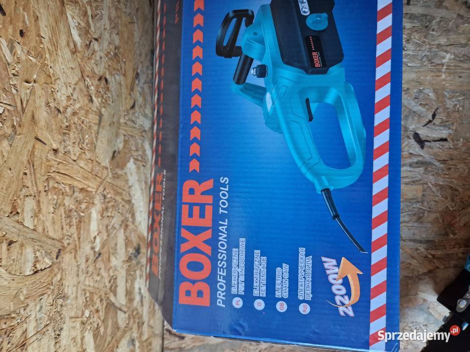 MOCNA PIŁA Elektryczna łańcuchowa DREWNA BOXER