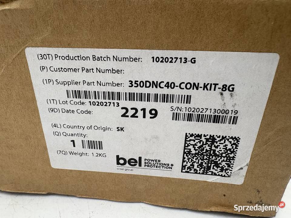 Bel Power Solutions 350DNC40CONKIT8G mazowieckie