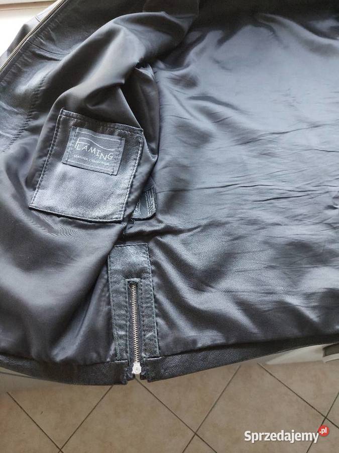 Kurtka skórzana meska XL