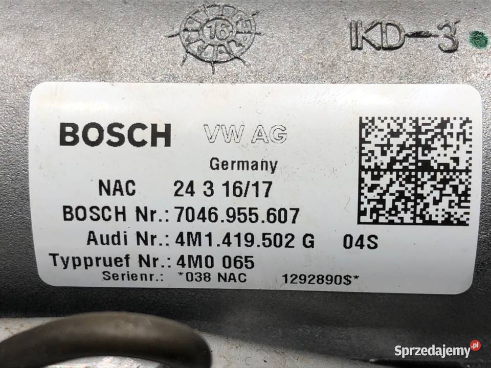 KOLUMNA KIEROWNICZA AUDI Q7 4M 4M1419502G Kolumny kierownicze sprzedam