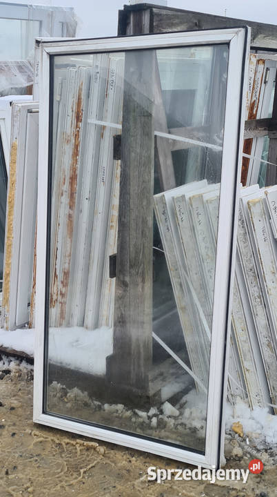 OKNA KacprzaK Witryna 86x162 FIX Używany PCV Siedlce