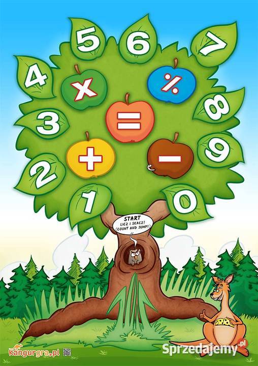 GRA podłogowa XXL DZIECI DRZEWO MATEMATYCZNE sprzedam