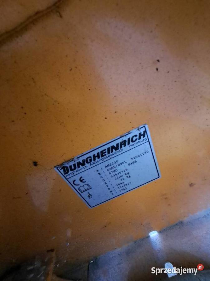 Sprzedam wózek paletowy Jungheinrich Łagów