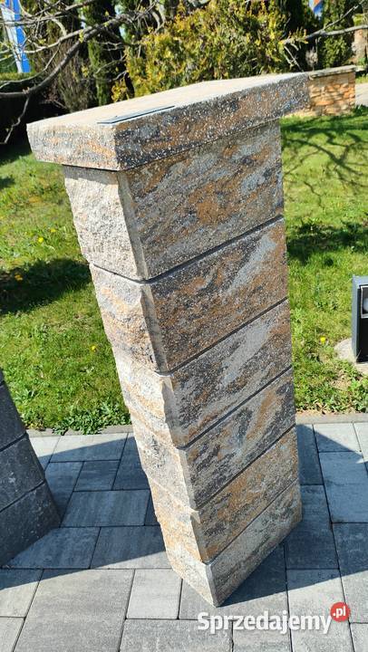 Pustak ogrodzeniowy ogrodzenie łupane bloczek