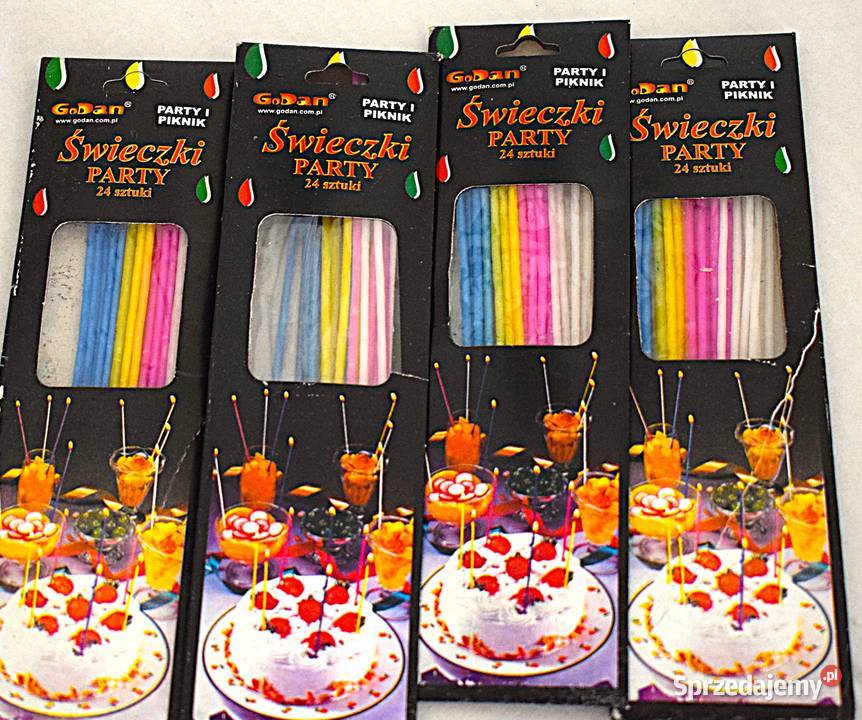 Świeczki urodzinowe imprezowe 96 sztuki kujawsko-pomorskie Chełmno