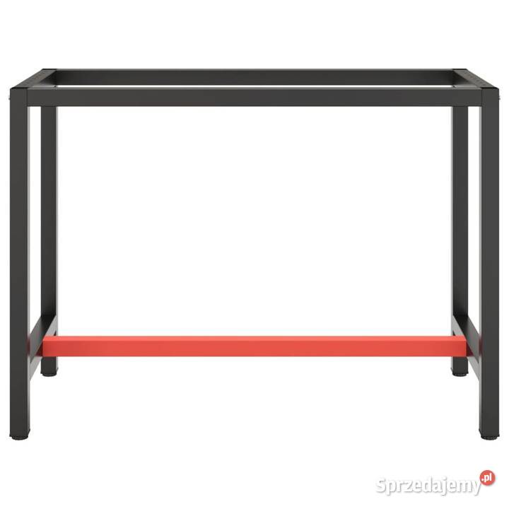 vidaXL Rama do stołu roboczego czerwonoczarna Warszawa