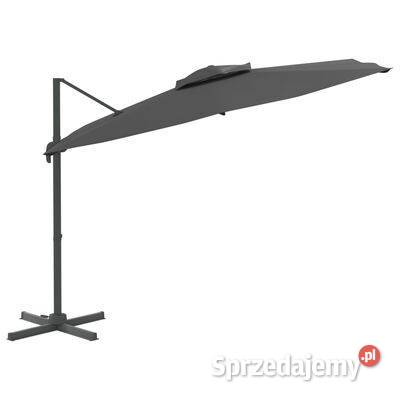 vidaXL Wiszący parasol z podwójną czaszą Warszawa