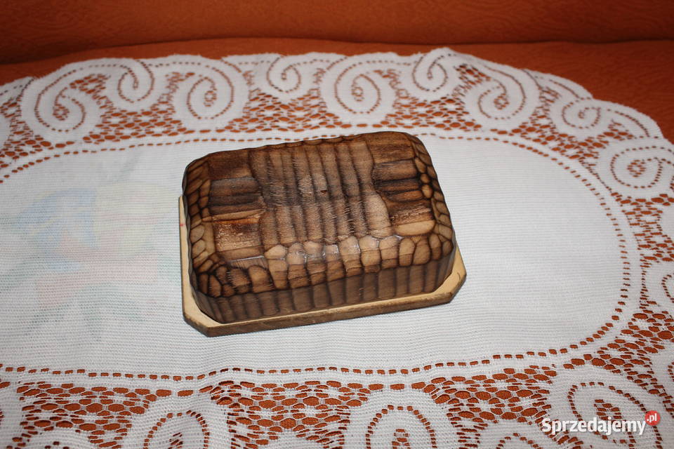 Drewniane pudełko Cepelia PRL Chorzów sprzedam