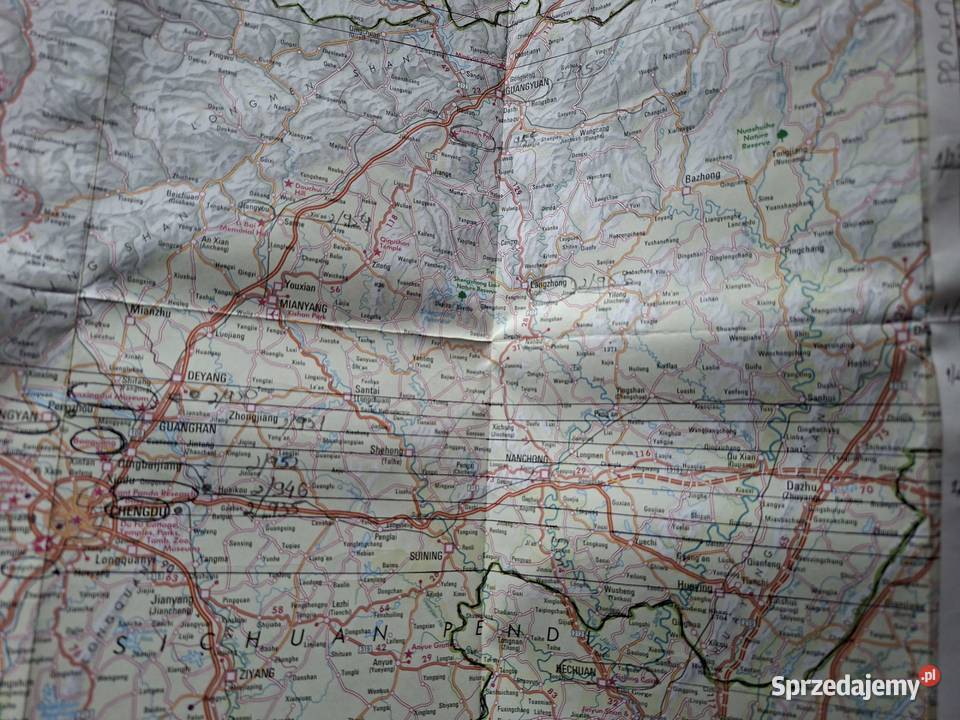 China Central Nelles Map 11 500 000 ISBN 9783865740915 Kraków