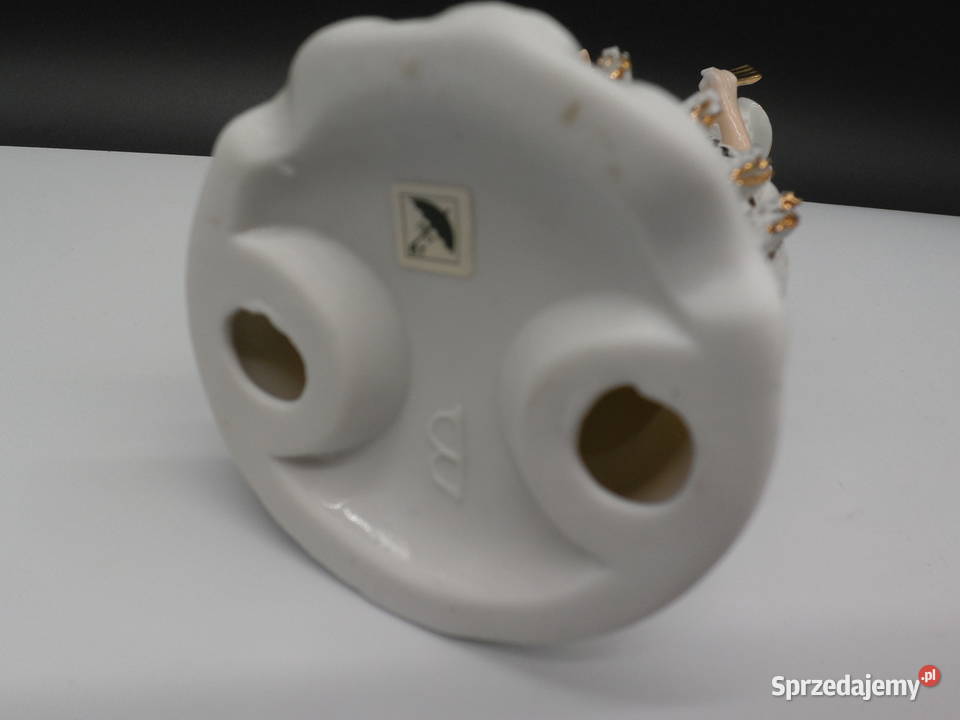 Porcelanowa Figurka Damy w Stylu Rokoko Raszków