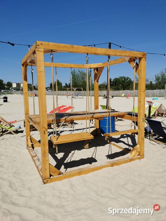Huśtawki ogodowe i plazowe ze stolem itp do Wrocław