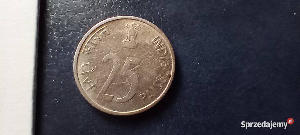 Stare monety 25 pajs 2001 Indie podkarpackie Lesko