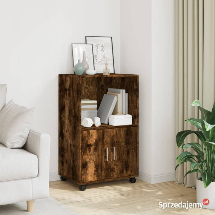 Szafka na kółkach przydymiony dąb 55x40x91 Warszawa