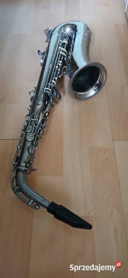 Stary mosiężny saksofon z lat 30 tych Niemcy Instrumenty dęte Kraków sprzedam