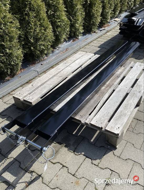 Przedłużki wideł 120x60x2000 na widłe 10 x 45 Swojczany