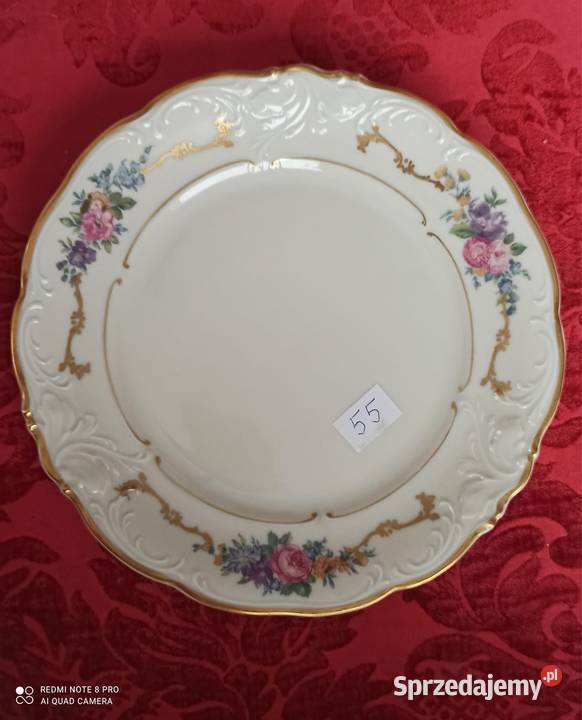 Talerzyk Kpm Syg lata 50 XX wieku Z bukietami pomorskie sprzedam