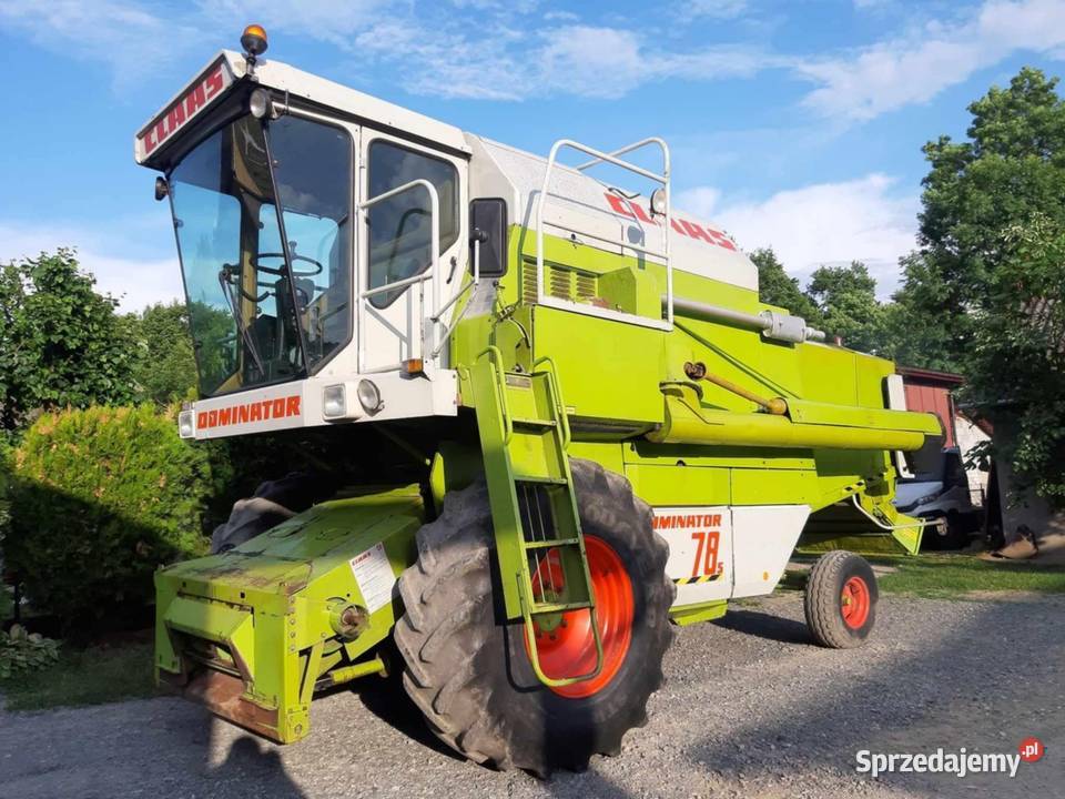 Kombajn zbożowy Claas dominator 78s Heder 390 Zbożowe małopolskie Dąbrowa Tarnowska