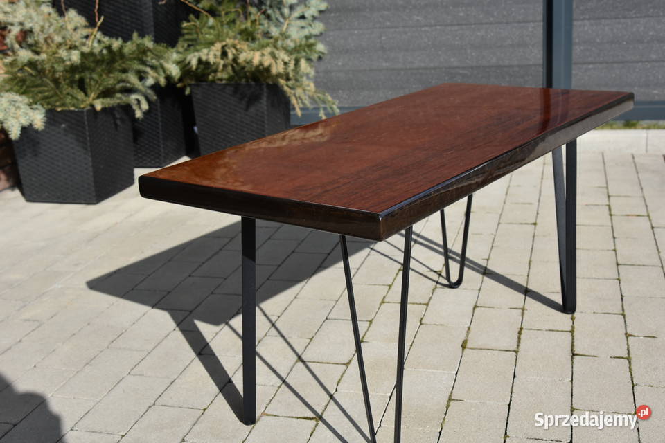 Stolik kawowy merbau coffee table epoxy Stoliki kawowe i ławy