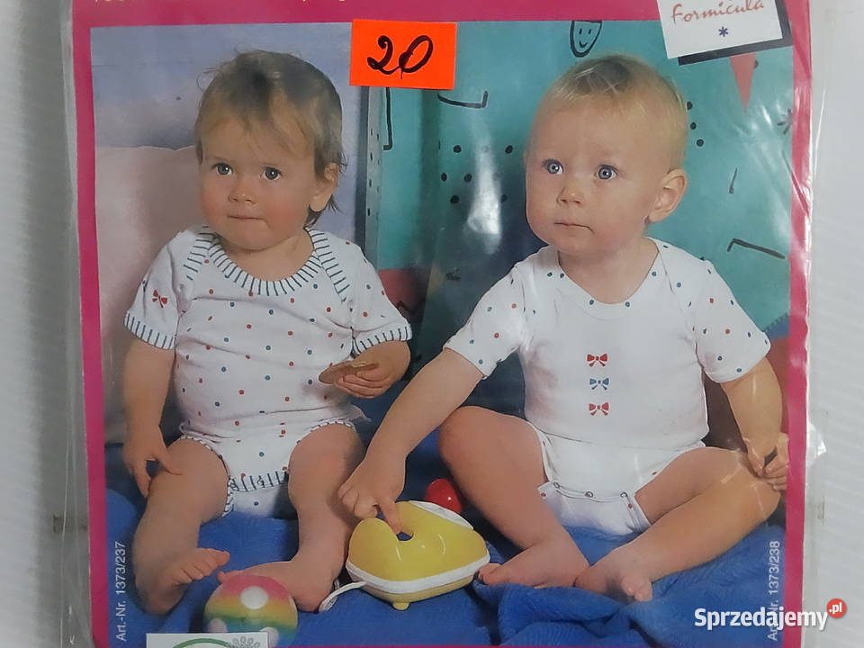 Zestaw Nowych Body Niemowlęcych 2pak 100 Bawełna Biłgoraj