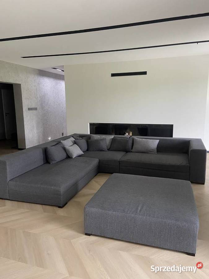 Duża kanapa narożnik szara Narożniki łódzkie Bełchatów