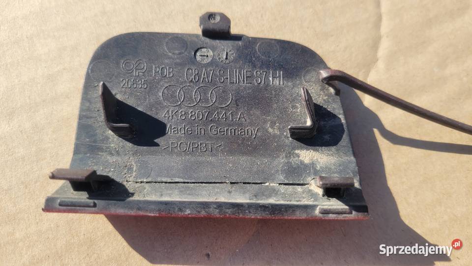 AUDI A7 C8 SLINE 1822 ZAŚLEPKA HAKA ZDERZAK TYŁ osobowe śląskie