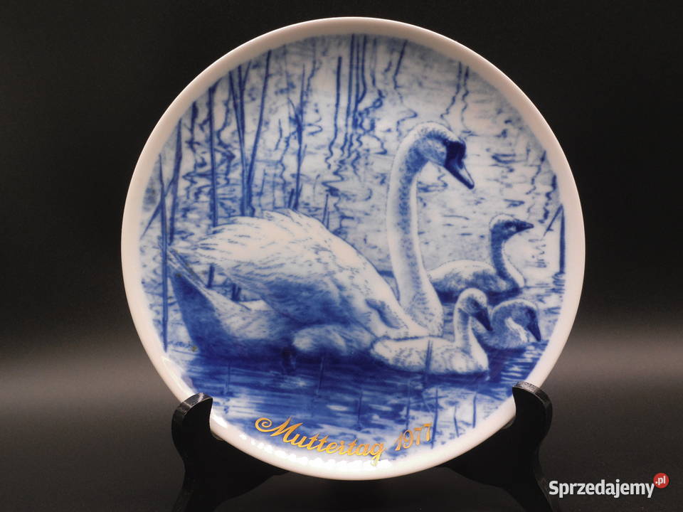 Kolekcjonerski talerz na Dzień Matki z 1977 roku Raszków