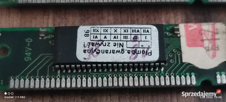 Pamięci 4x8 32MB EDO SIMM Chełmża