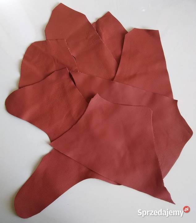 Skóra Licowa Włoska średnie i małe kawałki pomorskie Gdańsk