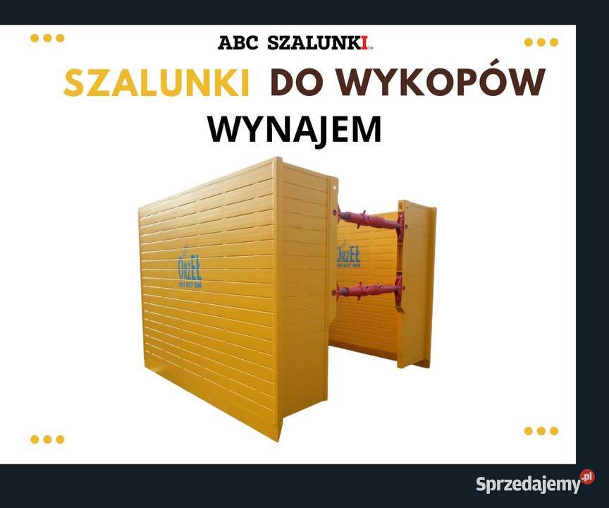 Szalunki do wykopów SZALUNEK STUDNIA 3x3x23m Kraków