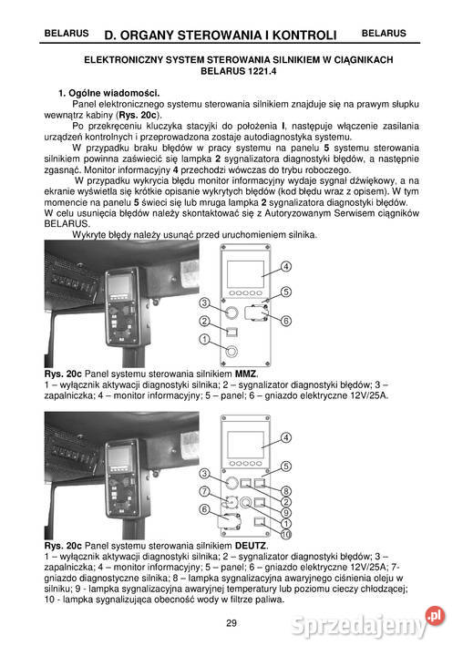 Instrukcja obsługi Belarus MTZ 1221 1221212213