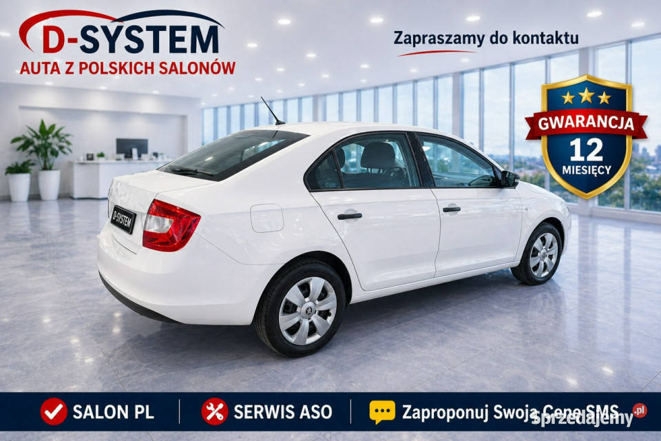 koda RAPID 2017 Salon Polska 1Właściciel SUPER 1197cm3 podlaskie Białystok