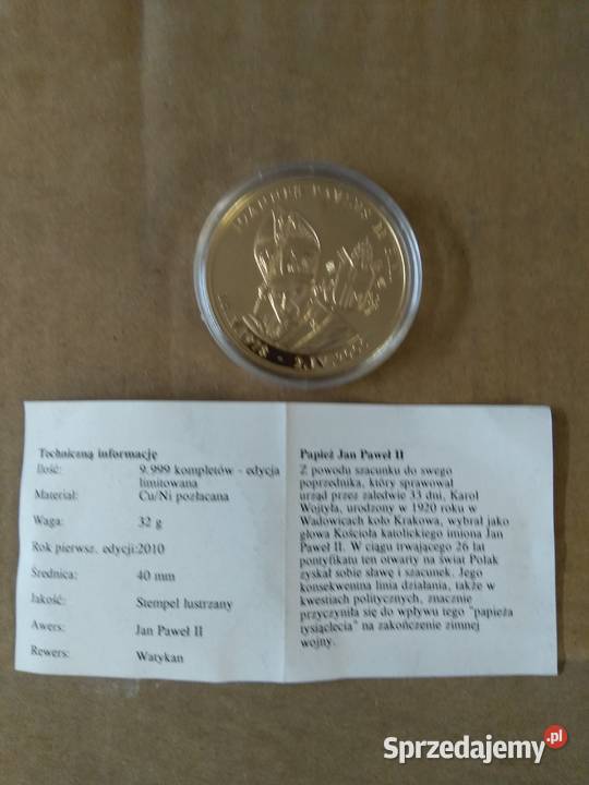 43 Medal okolicznościowy z serii Papieże