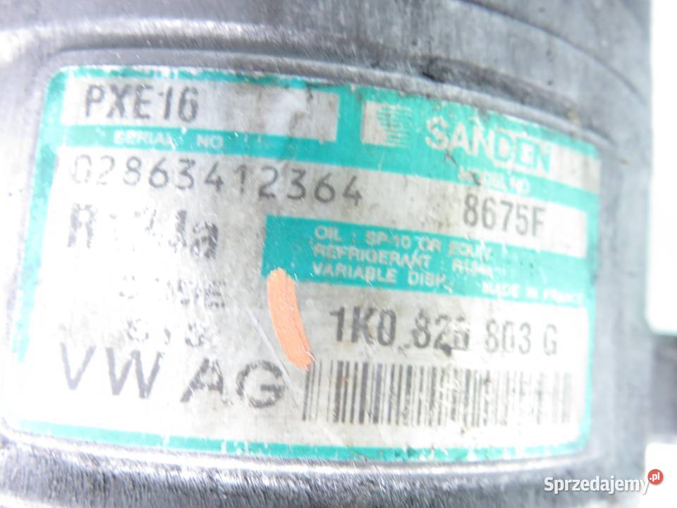 KOMPRESOR KLIMATYZACJI VW GOLF V 19 TDI osobowe