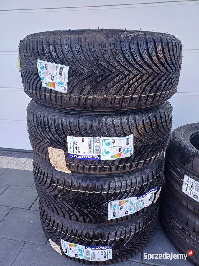 Opony zimowe Michelin Alpine 5 20555R16 NOWE Samochodowe
