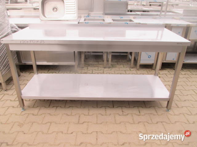 Stół Gastronomiczny Z Półką 904185 Stal sprzedam