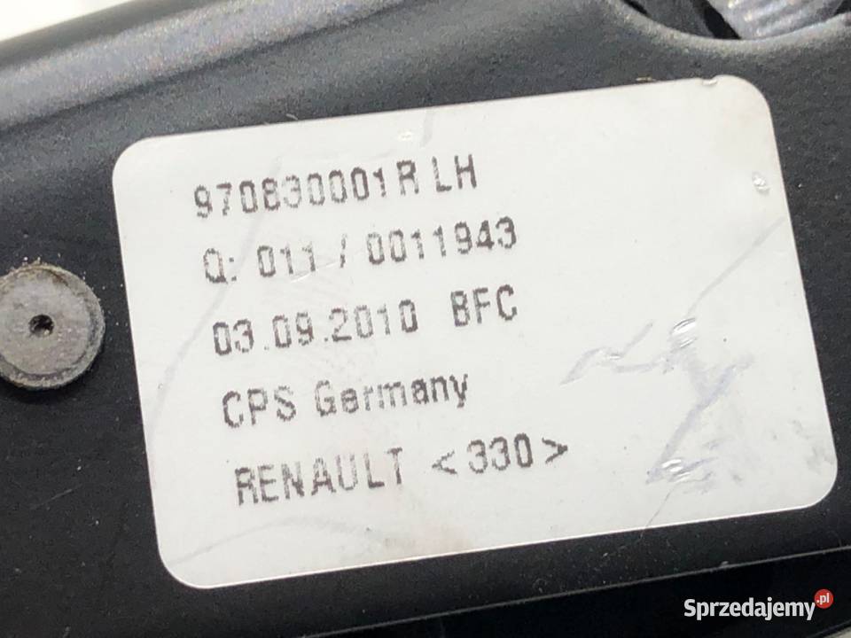 ZAMEK DACHU LEWY RENAULT MEGANE III Kabriolet osobowe